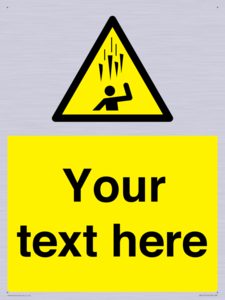 Custom Falling Ice sign